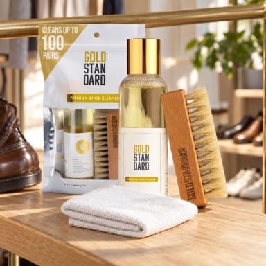 Premium Shoe Cleaner Kit Brush, Microfiber Towel and Solution