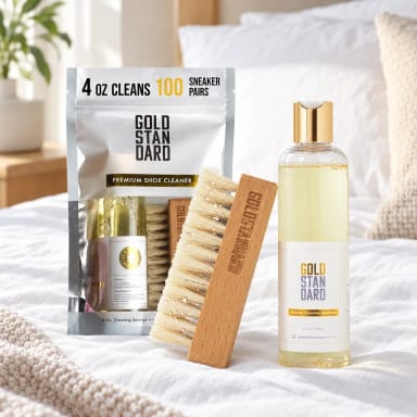 Premium Shoe Cleaner Kit Brush and Solution