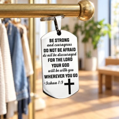 Be Courageous Keychain