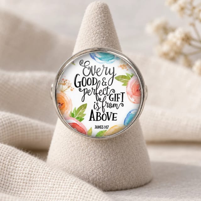Kingdom Jewelry James 1:17 Adjustable Ring