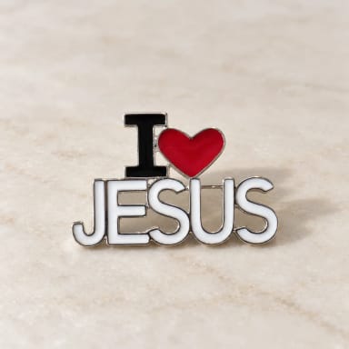 I <3 Jesus Pin