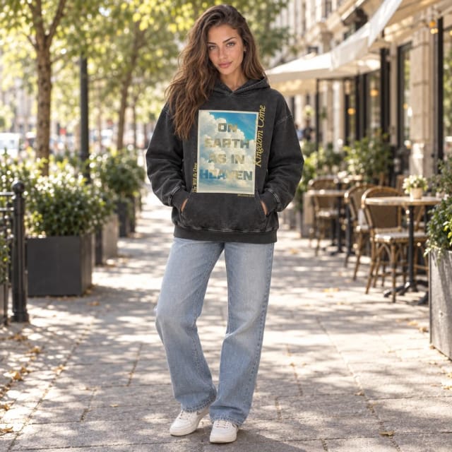 King Jesus Clothing Kingdom Come – Hoodie with its Kingdom Come print
