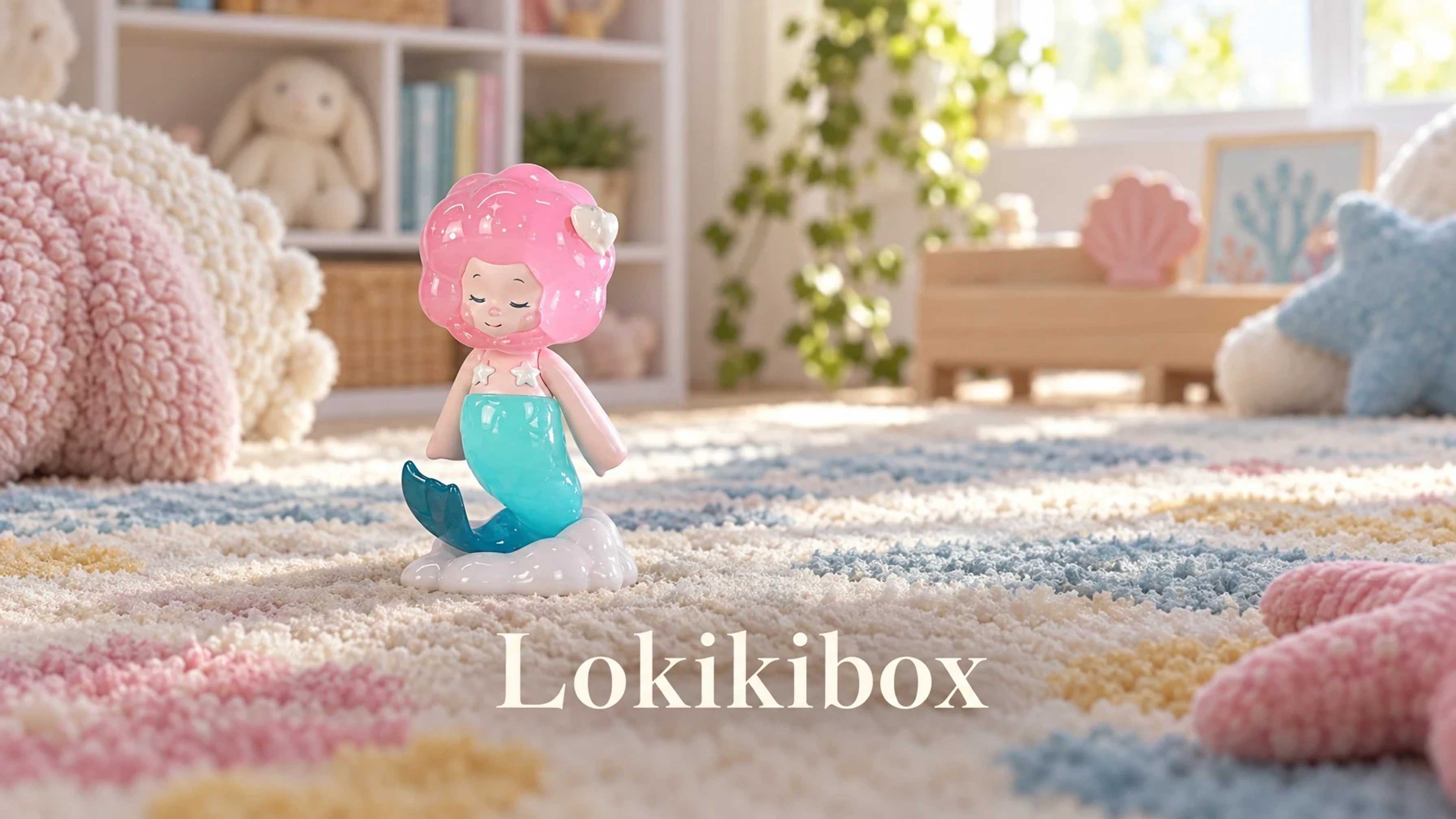 Lokikibox 12 Constellation Series Doll Blind Boxes, Desktop Home Decor Ornaments in a bright living room