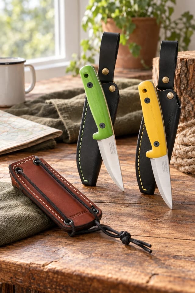BPS Knives in a bright home