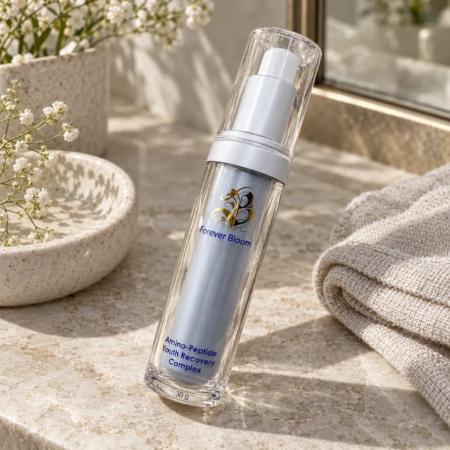 Forever Bloom Amino-Peptide Youth Recovery Complex - Advanced Skin Tightening Serum with Anti-Wrinkle