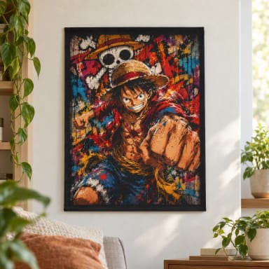 Anime Pirate Straw Hat Throw
