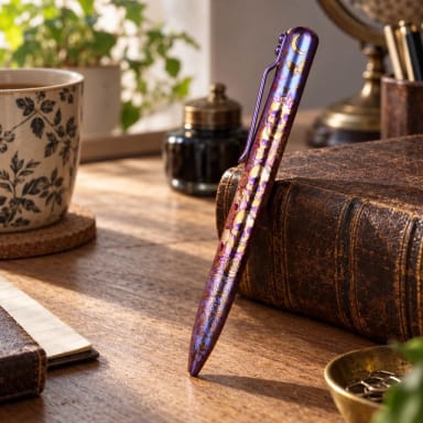 THE CATACOMBS - TITANIUM - BASTION BOLT ACTION PEN (PRE-ORDER)