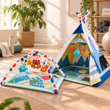 Cuddobaby Grow With Me Play Gym Mat & Tent