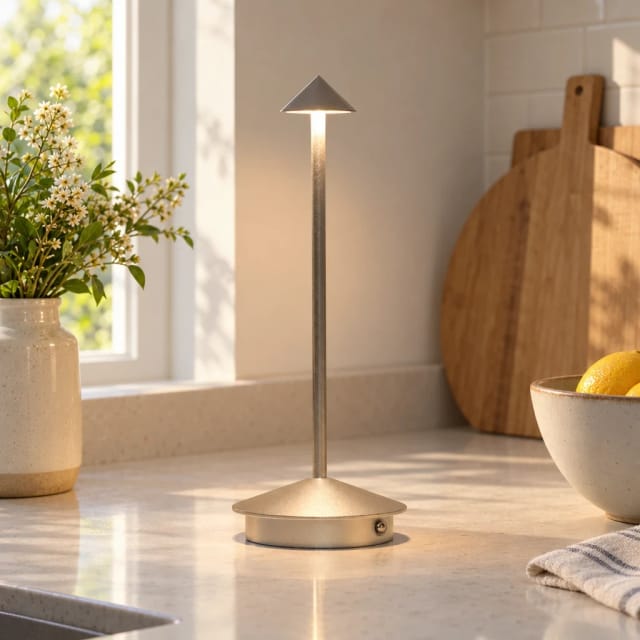 Heoxo Creative Mushroom Cordless Rechargeable LED Table Lamp