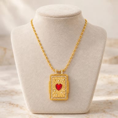 Velvet Heart Necklace