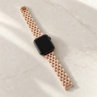 Apple Watch Interlocking-Link Stainless Steel Bracelet Band
