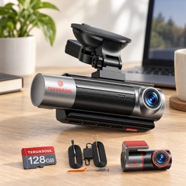 TERUNSOUL D018 Parking Monitoring Kit 4K+4K+1080P