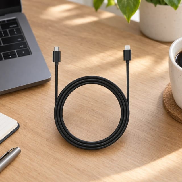 TERUNSOUL 11.5ft Power Cord (USB C to USB C)