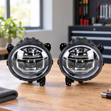 9 Inch LED Halo Headlights w/Start-up Animation for 18+ Jeep Wrangler JL & Gladiator JT(DOT Approved) (ETA Mid October)