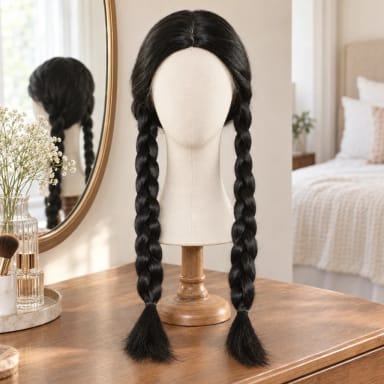 WEDNESDAY ADDAMS Style Theatrical Costume Wig