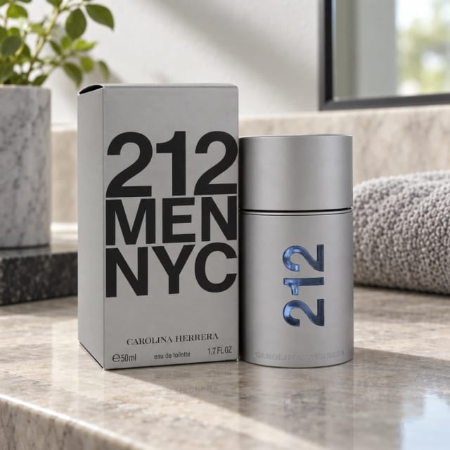 Fragrant Nest 212 by Carolina Herrera Eau De Toilette Spray (New Packaging) 1.7 oz (Men)