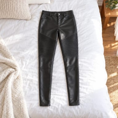 One Way Or Another- Faux Leather Skinny Moto Pants