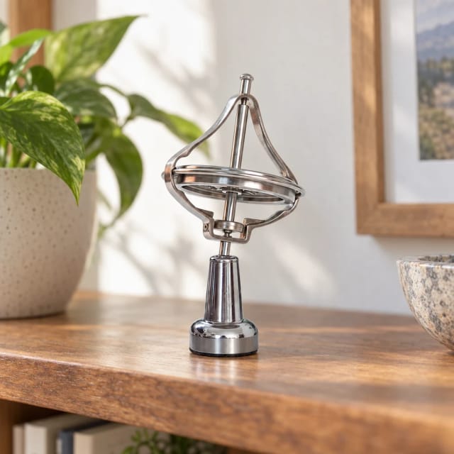 Nikola Toy Metal Anti‑Gravity Gyroscope Desktop Physics Toy