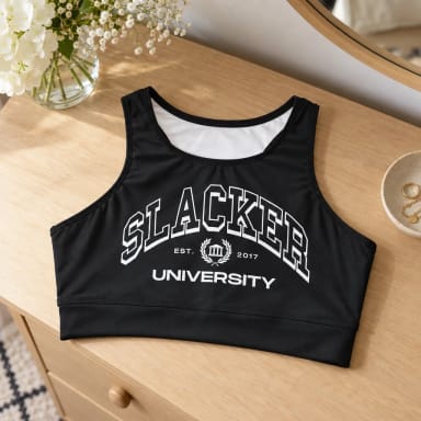 Slacker University High Neck Bikini Top