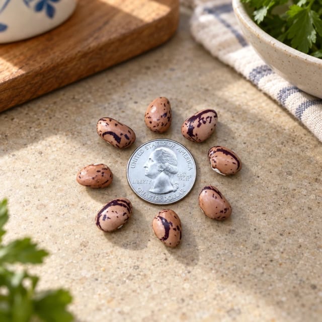 SeedsNOW.com Bean, Bush - Borlotti seeds