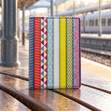 Washi Tape Passport Wallet