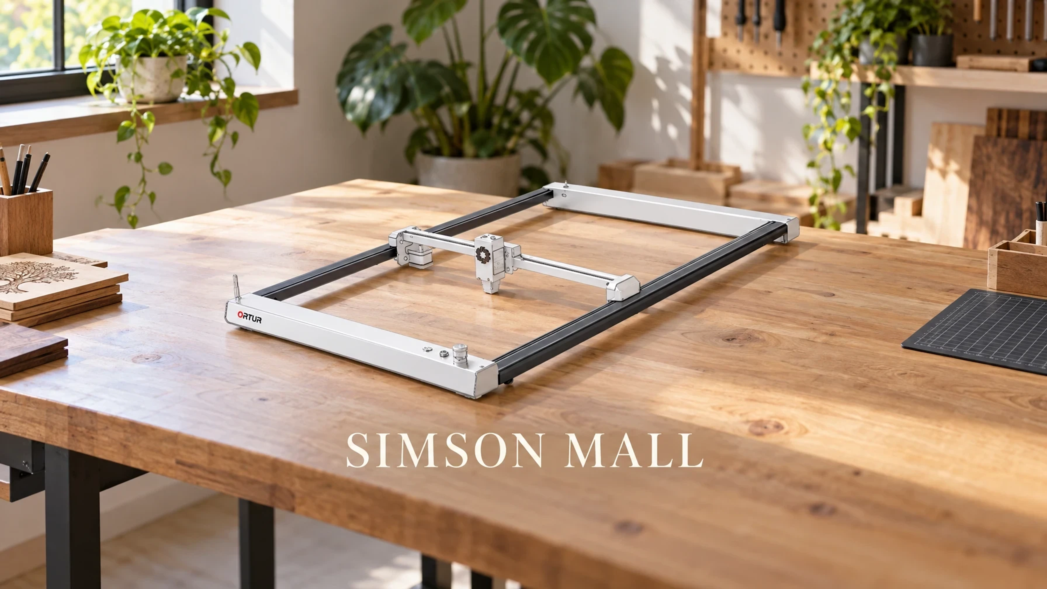 SIMSON MALL Ortur Extension Kit for Laser Master 3 (ETK2.0) in a bright home