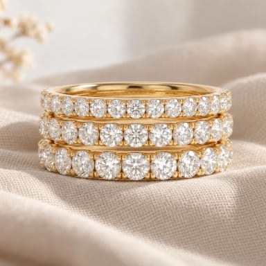 Lab-Grown Diamond Eternity Band, Petite, Classic & Grand, 14K or 18K Gold