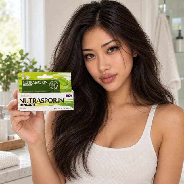 3rd Rock Essentials Nutrasporin® - All Natural First Aid Ointment 100ppm Silver Gel presented by Yuki, Trovemont's virtual model (AI-generated)