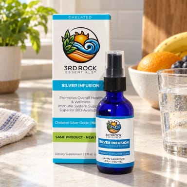 Silver Infusion 150 PPM Chelated Silver Oxide Supplement - 2 oz. Spray