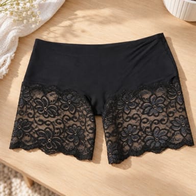Anti-Chafing Thigh Bands (Bandelettes Dolce Lace Black)