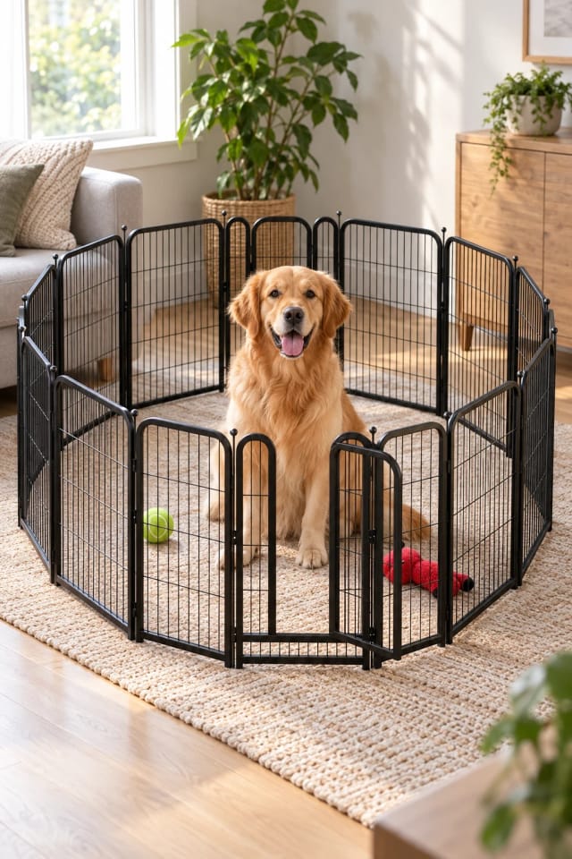 Petorldog in a bright home