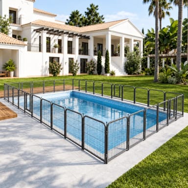 Wire Secure Pool Fence