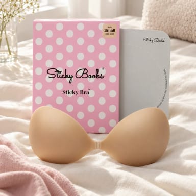 Sticky Boobs Sticky Bra – Adhesive Push-Up Backless Strapless Bra