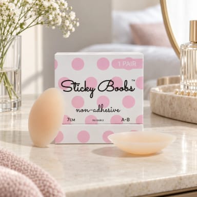 Sticky Boobs Non-Adhesive Silicone Nipple Covers – Reusable, No Glue
