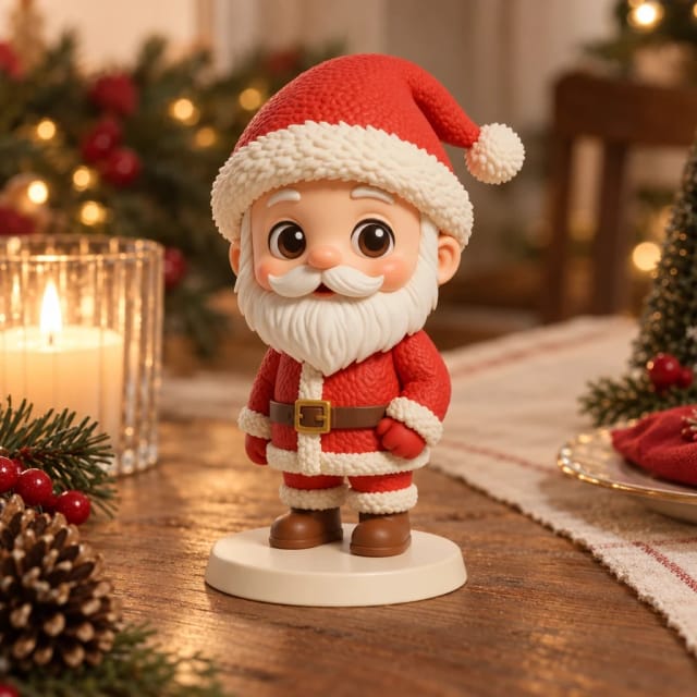 Custom 3d Figure Christmas Mini Figurine Based On Image