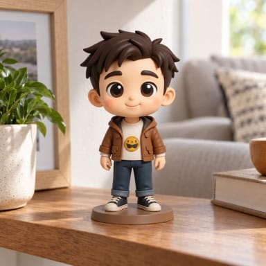 Clay Style 3d Action Figure For Boyfriend