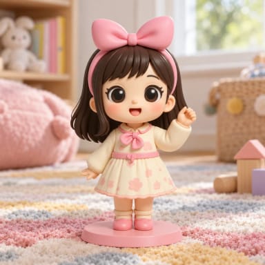 Mini Figurine For Daughter Based On Image